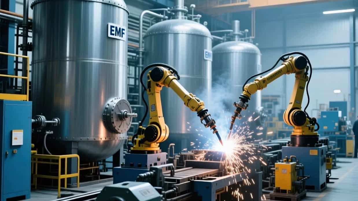 تولید دیگ بخار EMF در ماشین سازی ابراهیمی